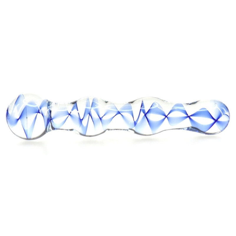 Generique Gode en verre Screw Beads 17 x 3.5cm